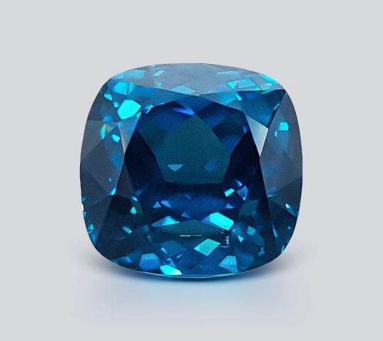 Blue and light-blue zircon