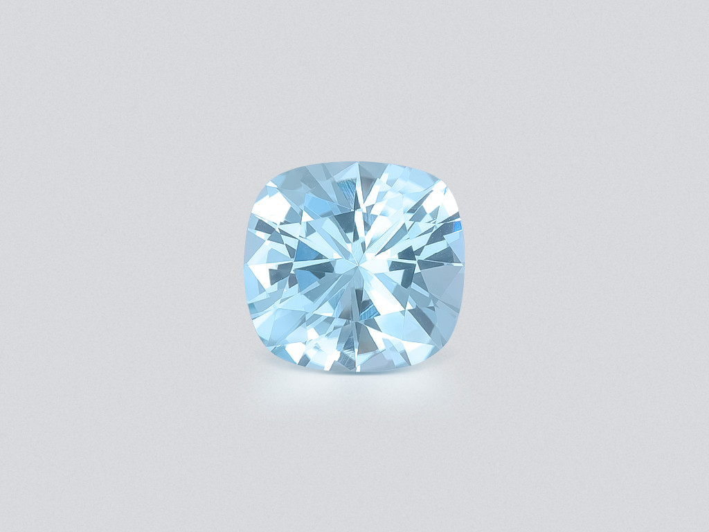 Aquamarine cushion cut 1.51 carats, Madagascar  Image №1