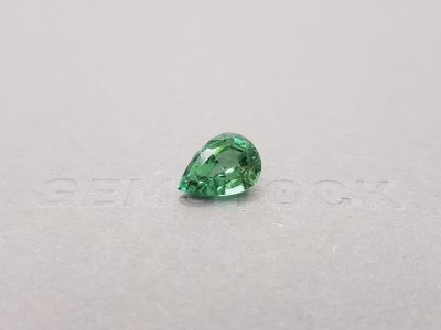 Blueish green pear cut tourmaline 3.97 ct photo