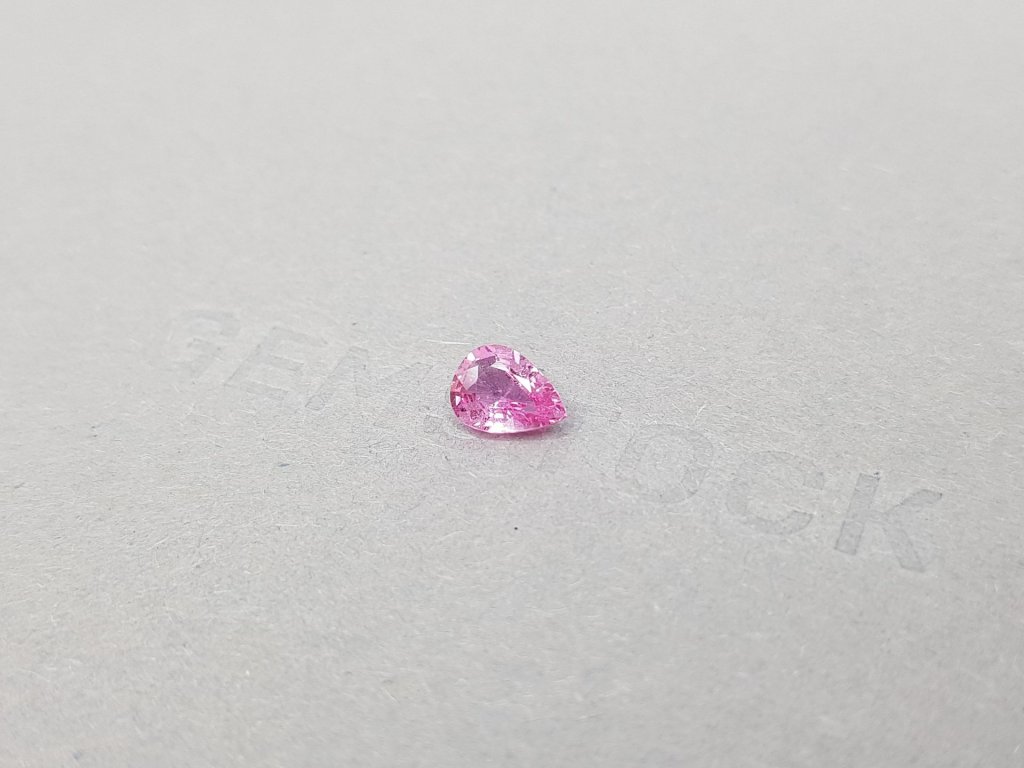 Unheated Padparadscha pear shape sapphire 0.89 ct, Madagascar Image №3