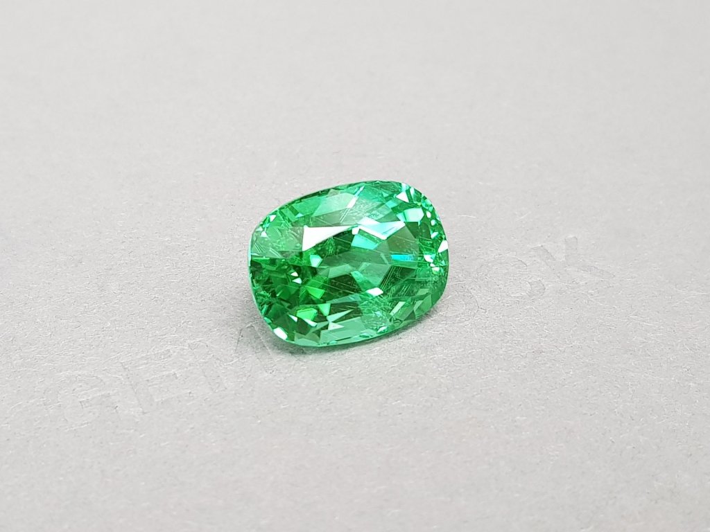 Rare neon green tourmaline Paraiba 17.04 ct from Mozambique Image №3