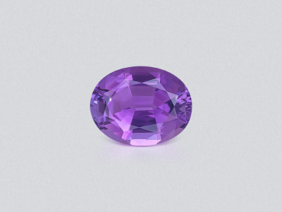  8.30-carat oval-cut amethyst with precision faceting, Africa photo