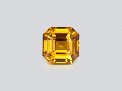 Octagon cut yellow zircon 9.91ct, Madagascar  photo