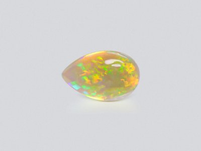 Large black opal cabochon cut 19.35 carats, Ethiopia photo