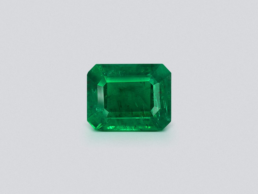 Emerald octagon cut 4.93 carats, Zambia  Image №1