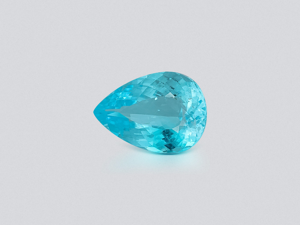 Neon blue tourmaline Paraiba pear cut 2.64 carats, Africa Image №1