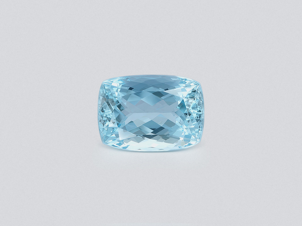Aquamarine cushion cut 7.24 carats, Madagascar  Image №1