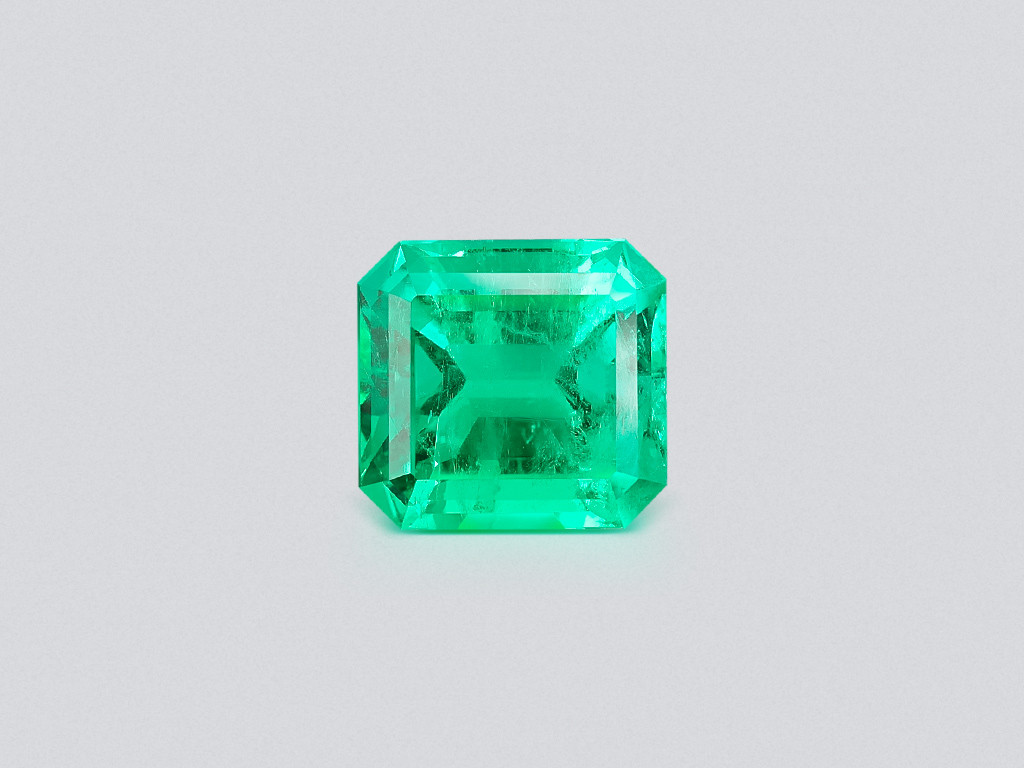 Emerald  Intense Green octagon cut 8.38 carats, Colombia Image №1