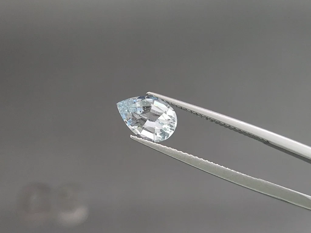 Set of aquamarines pear cut 3.90 carats, Madagascar Image №3