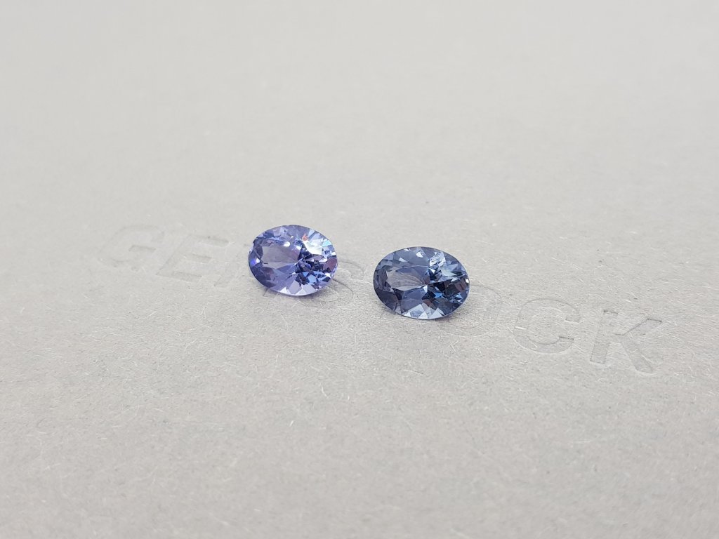 Pair of spinels 2.59 ct, Vietnam Image №3