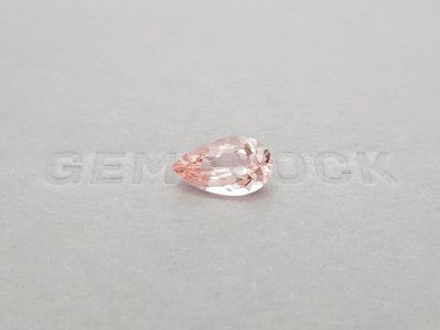 Pink pear cut morganite 3.54 ct photo