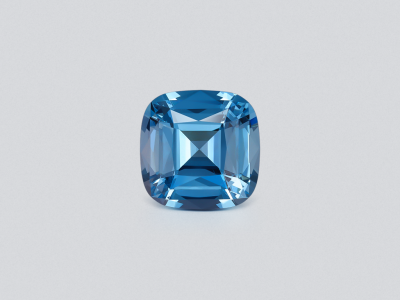 Sky blue topaz in high precision cushion cut 13.64 carats, Madagascar photo