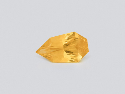 Yellow sapphire step pear cut 3.05 carats,  Sri Lanka photo