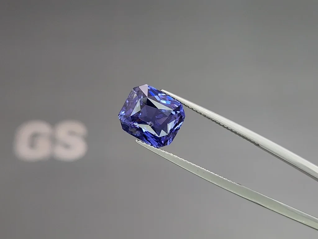 Unheated sapphire Bi-color radiant cut 7.15 carats, Sri Lanka Image №3