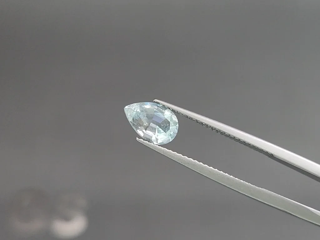 Set of aquamarines pear cut 3.03 carats, Madagascar Image №3