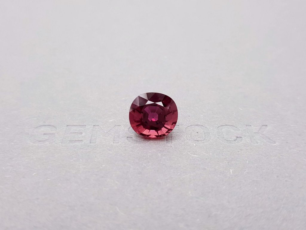 Vivid red rubellite tourmaline in cushion cut 3.71 ct Image №1