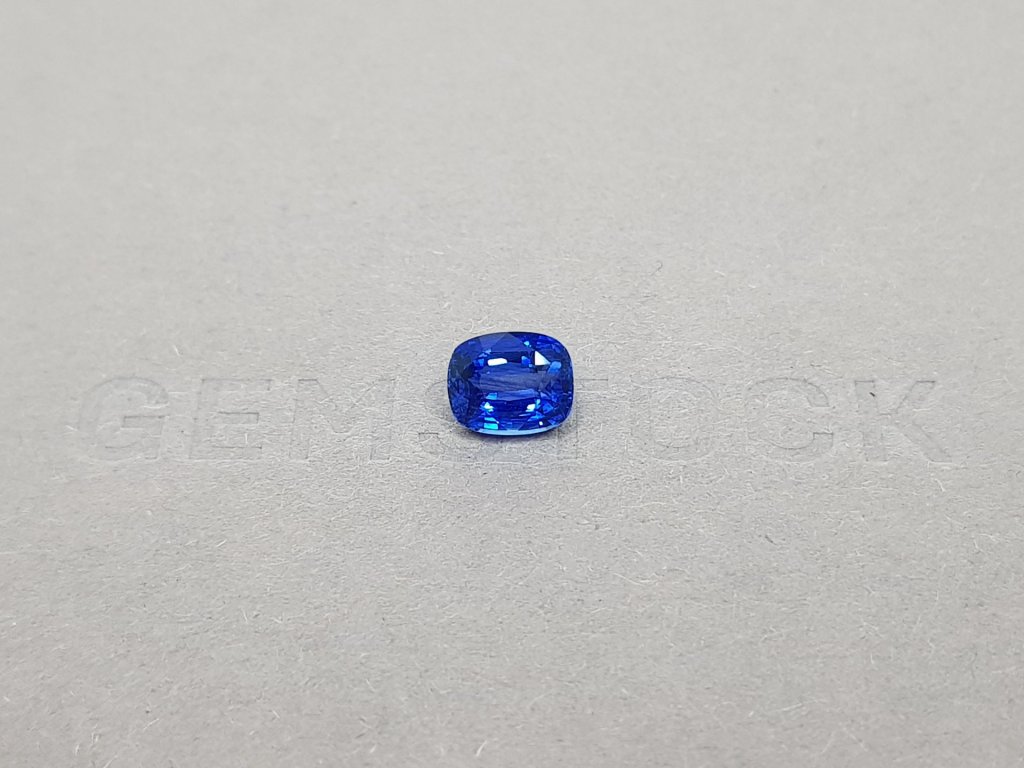 Cushion cut Royal Blue sapphire 1.52 ct, Sri Lanka Image №1