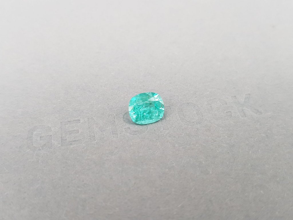 Neon blue tourmaline Paraiba 1.38 ct, Mozambique Image №2