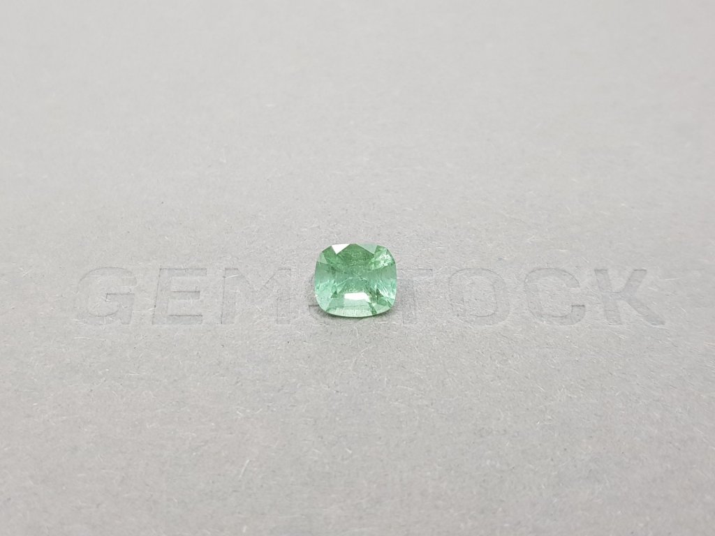 Cushion cut green tourmaline 1.24 ct Image №1
