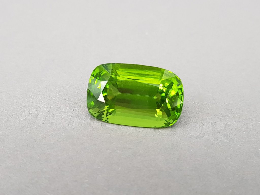 Rare peridot from Burma in a cushion cut 29.42 ct Image №4