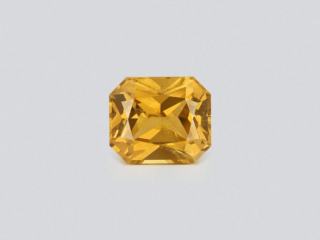 Intense yellow radiant-cut chrysoberyl 3.30 carats, Sri Lanka Image №1