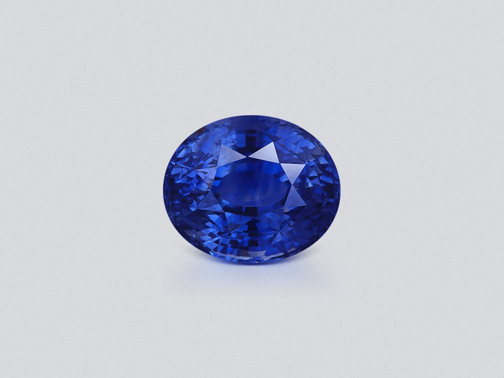 Unheated sapphire Cornflower Blue oval cut 9.03 carats, Sri Lanka Image №1