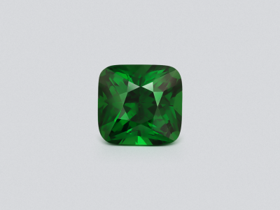 Tsavorite garnet Vivid Green cushion cut 1.25 carats, Tanzania  photo