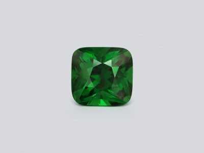 Tsavorite garnet Vivid Green cushion cut 1.25 carats, Tanzania  photo