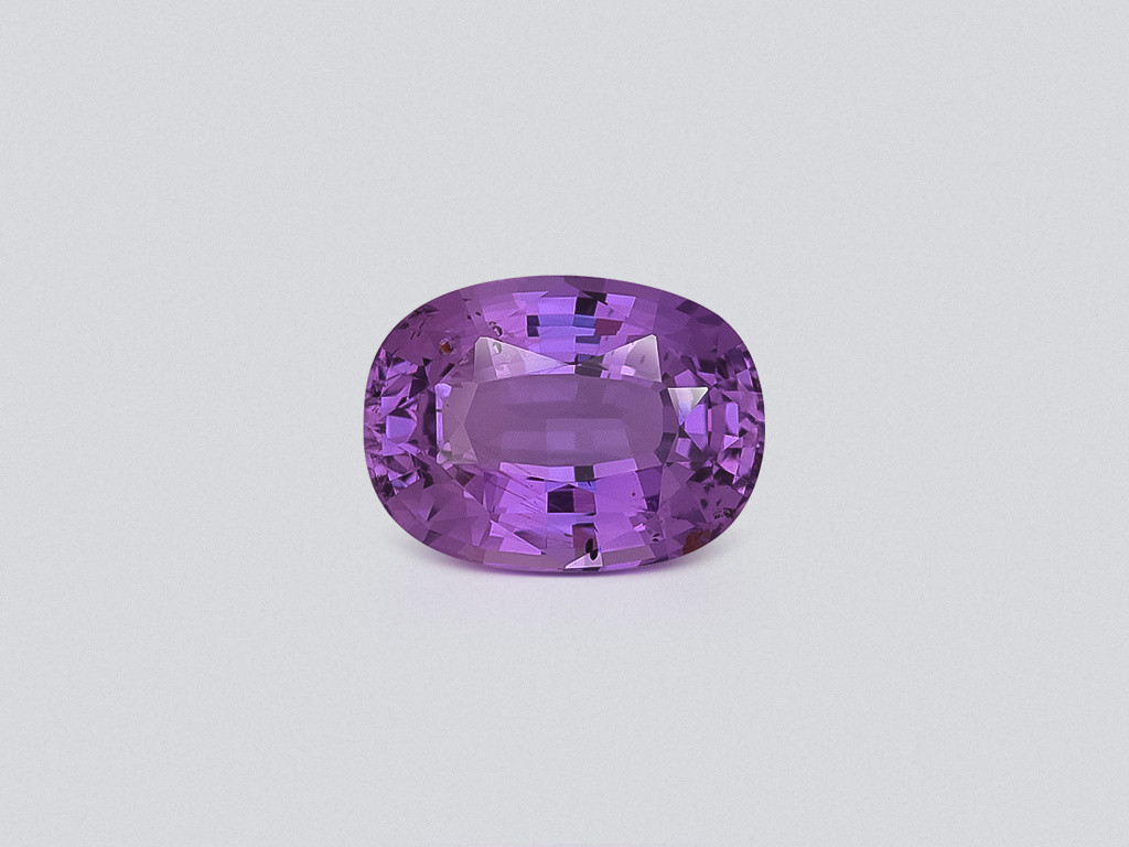 Unheated purple sapphire oval cut 1.56 carats, Sri Lanka Image №1