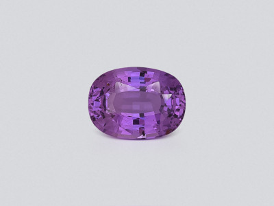 Unheated purple sapphire oval cut 1.56 carats, Sri Lanka photo