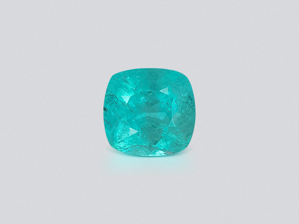 Tourmaline Paraiba cushion cut 4.31 carats, Africa Image №1