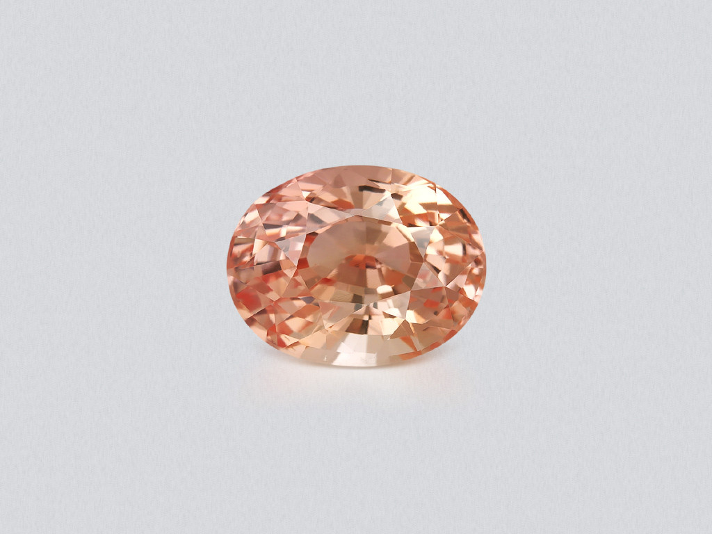Unheated sapphire Padparadscha oval cut 1.51 carats, Sri Lanka  Image №1