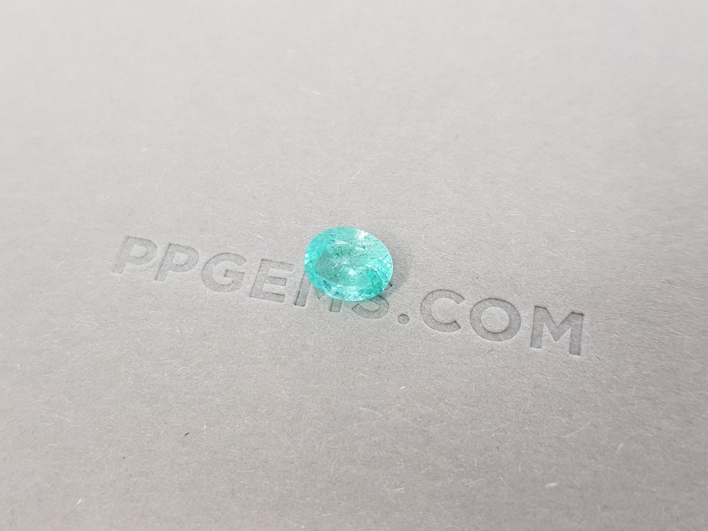 Neon blue Paraiba tourmaline, 2.11 ct oval cut, GIA Image №2