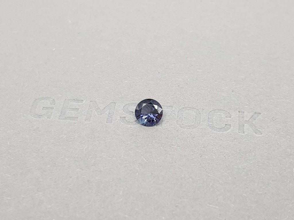 Gray spinel round cut 0.64 ct, Burma Image №3