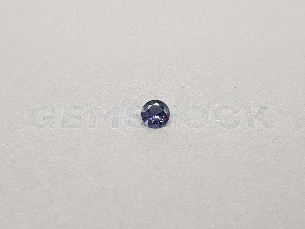 Gray spinel round cut 0.64 ct, Burma Image №1