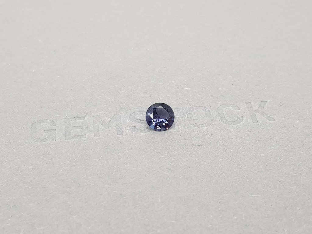 Gray spinel round cut 0.64 ct, Burma Image №2