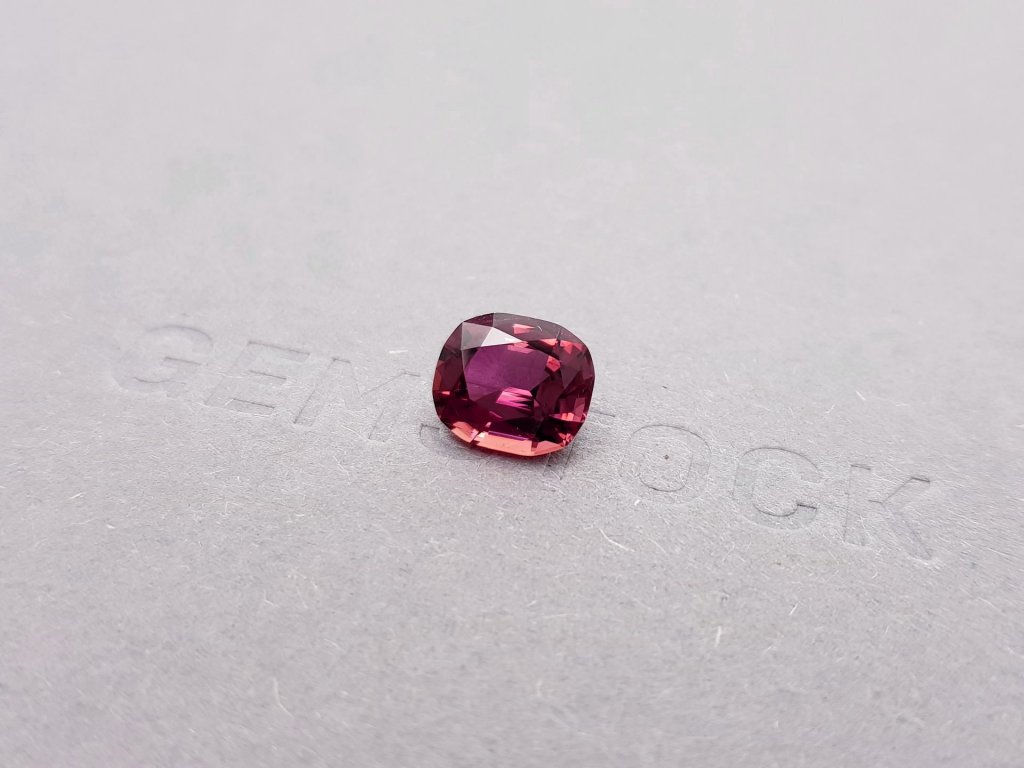 Intense red-pink cushion cut tourmaline 2.70 ct Image №3