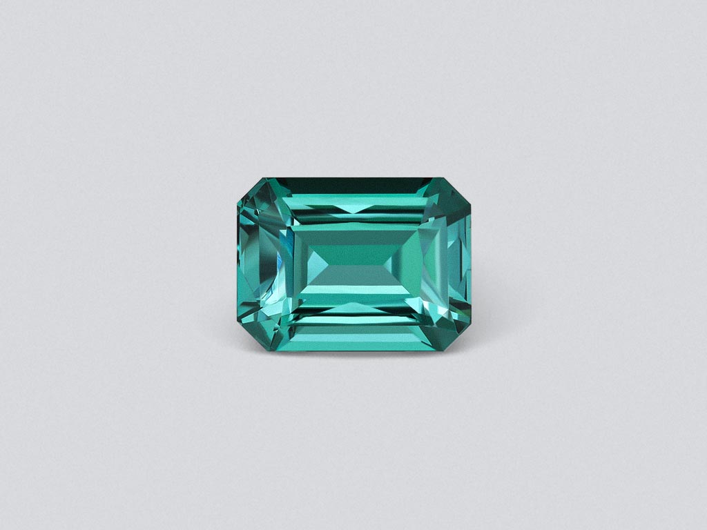 Lagoon blue tourmaline in octagon cut 1.82 carats Image №1