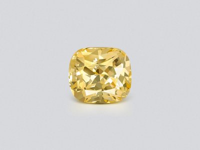 Unheated Pastel Yellow sapphire in cushion cut 1.12 carats, Sri Lanka photo
