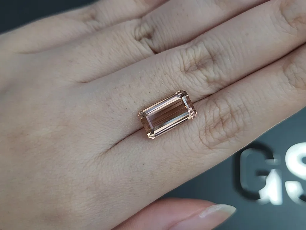 Tourmaline octagon cut 6.46 carats, Africa Image №2