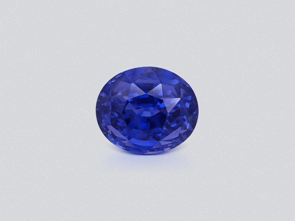 Unheated sapphire Cornflower Blue oval cut  6.61 carats, Sri Lanka Image №1