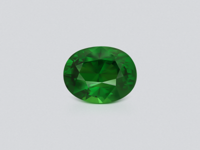 Garnet tsavorite Vivid Green oval cut 4.05 carats, Tanzania photo