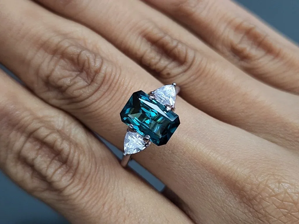Lagoon tourmaline radiant cut 2.42 carats, Africa Image №5