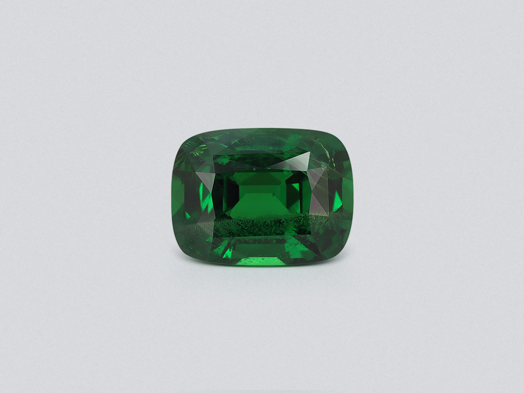 Garnet tsavorite cushion cut 5.49 carats, Africa Image №1