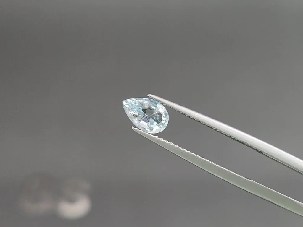 Set of aquamarines  pear cut 2.10 carats, Madagascar Image №2