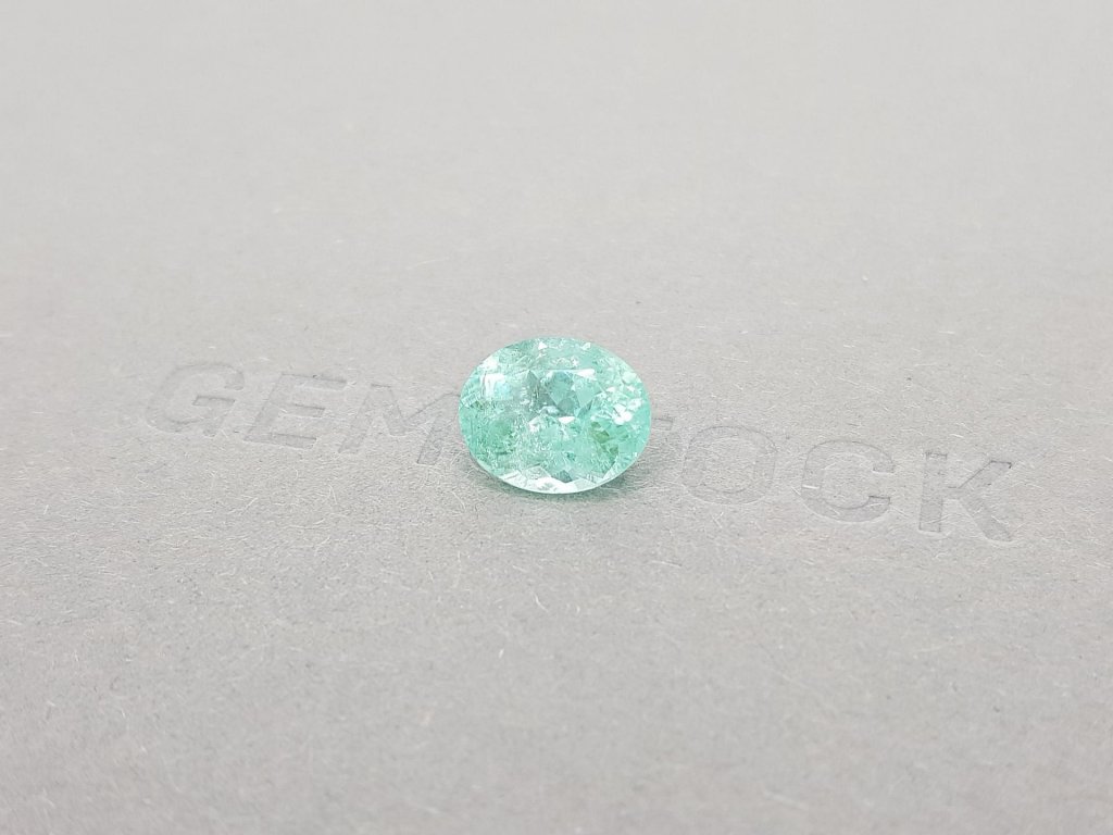 Blue-green Paraiba tourmaline from Mozambique 3.46 ct, GIA Image №3