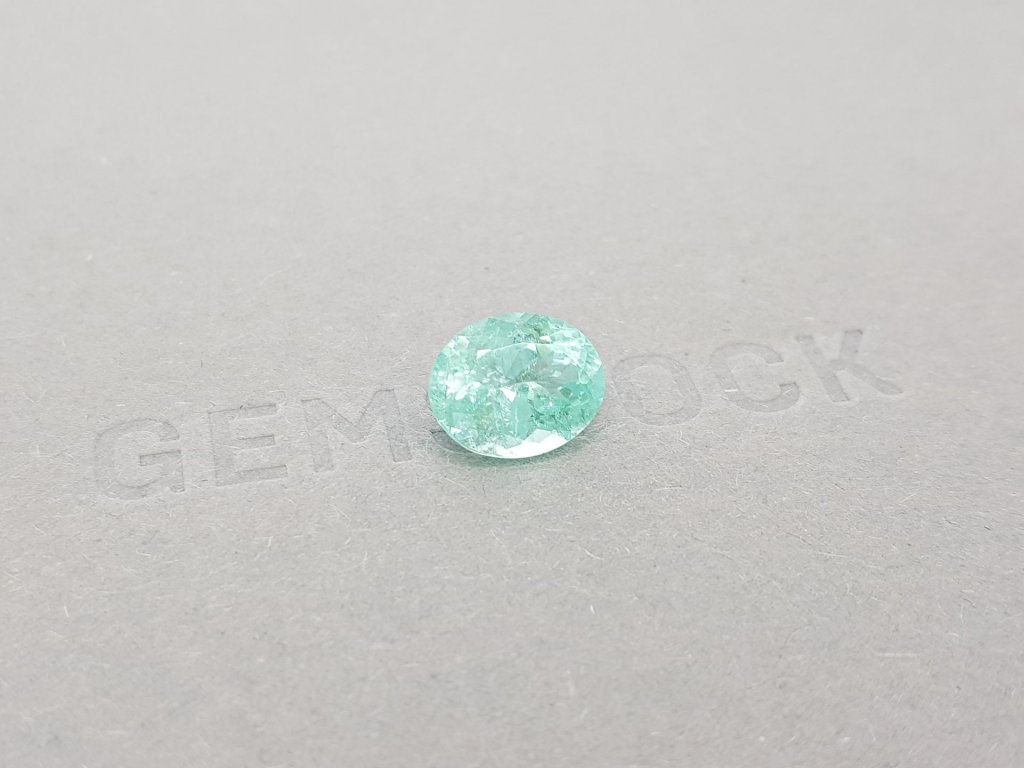 Blue-green Paraiba tourmaline from Mozambique 3.46 ct, GIA Image №2