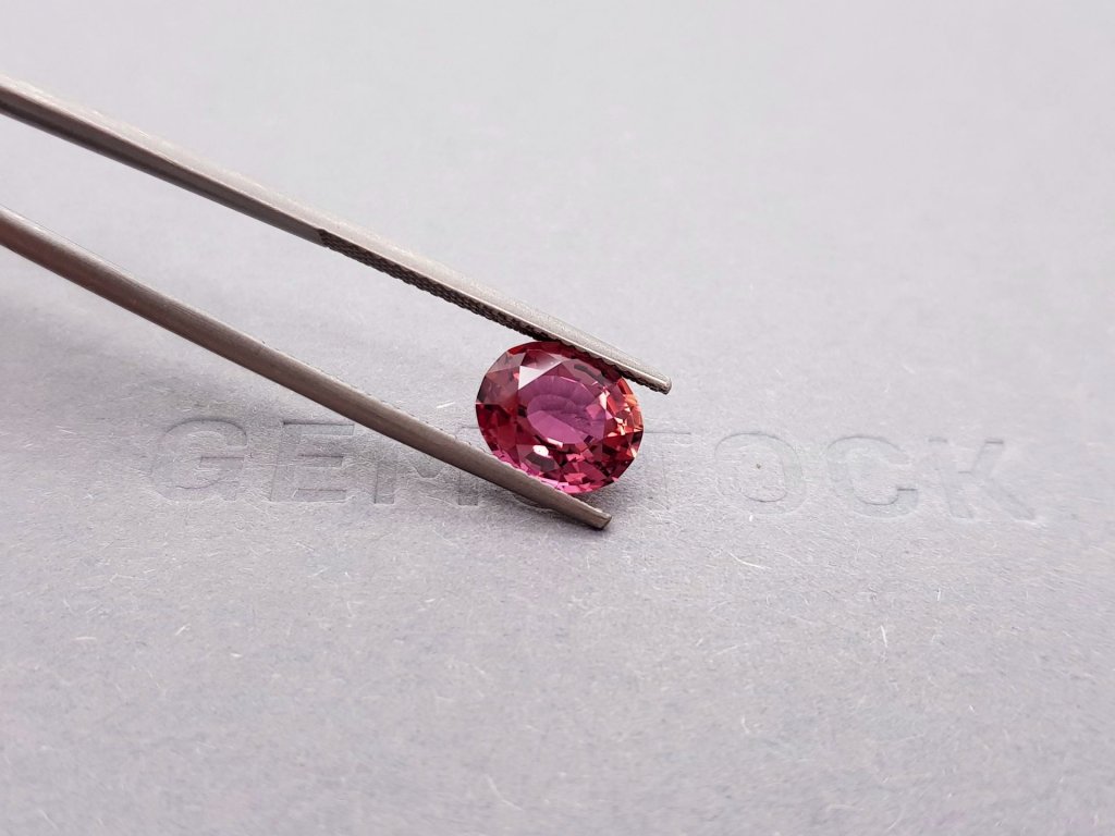 Purple pink oval tourmaline 2.45 ct Image №5