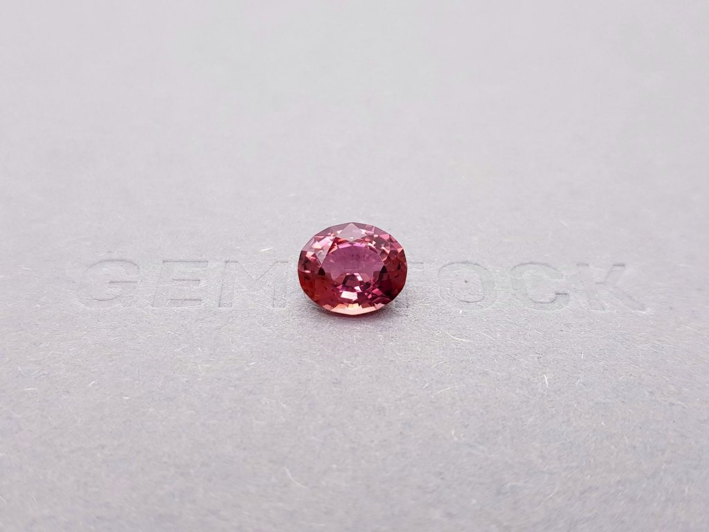 Purple pink oval tourmaline 2.45 ct Image №2