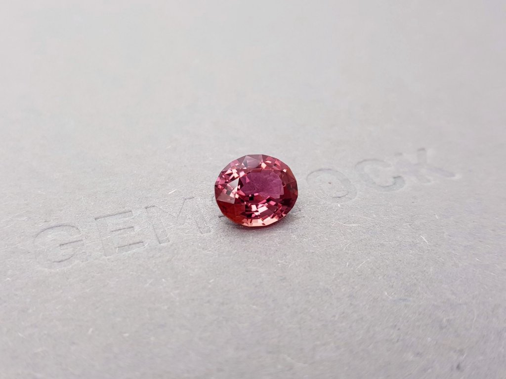 Purple pink oval tourmaline 2.45 ct Image №3